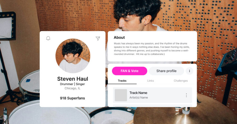 One Tap from Excitement to Support: Superfan, Now on Charts & Artist Pages